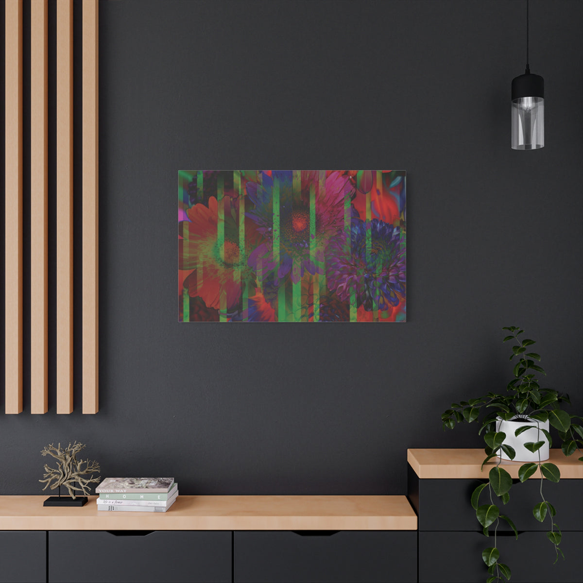 "Onto the Wall I" Canvas Print